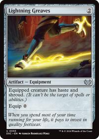 Lightning Greaves (93) [Commander: Duskmourn: House of Horror]