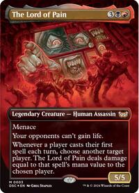 The Lord of Pain (Borderless) (3) [Commander: Duskmourn: House of Horror]