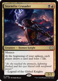 Stormfist Crusader (234) [Commander: Duskmourn: House of Horror]