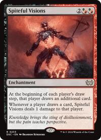 Spiteful Visions (233) [Commander: Duskmourn: House of Horror]