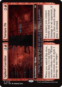Spiked Corridor // Torture Pit (28) [Commander: Duskmourn: House of Horror]