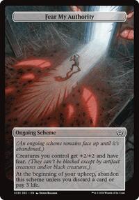Fear My Authority (Full Art) (333) [Archenemy: Duskmourn]