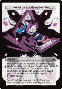 No Secret Is Hidden from Me (Full Art) (349) [Archenemy: Duskmourn]