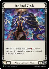 Ink-lined Cloak - LGS318 (LGS318) [Flesh and Blood: Promo Cards]
