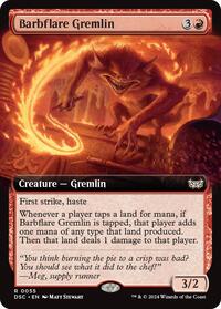 Barbflare Gremlin (Extended Art) (55) [Commander: Duskmourn: House of Horror]