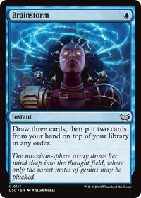 Brainstorm (113) [Commander: Duskmourn: House of Horror]