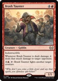 Brash Taunter (161) [Commander: Duskmourn: House of Horror]
