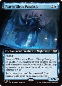 Fear of Sleep Paralysis (Extended Art) (43) [Commander: Duskmourn: House of Horror]