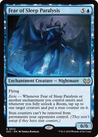 Fear of Sleep Paralysis (12) [Commander: Duskmourn: House of Horror]