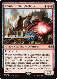 Combustible Gearhulk (163) [Commander: Duskmourn: House of Horror]