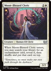 Moon-Blessed Cleric (69) [Commander: Duskmourn: House of Horror]