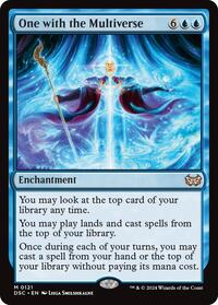 One with the Multiverse (121) [Commander: Duskmourn: House of Horror]