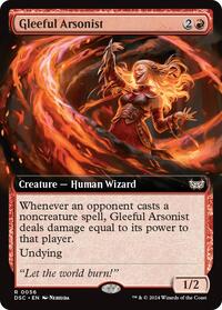 Gleeful Arsonist (Extended Art) (56) [Commander: Duskmourn: House of Horror]