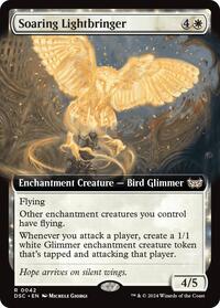 Soaring Lightbringer (Extended Art) (42) [Commander: Duskmourn: House of Horror]