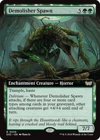 Demolisher Spawn (Extended Art) (59) [Commander: Duskmourn: House of Horror]