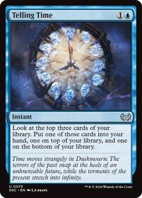 Telling Time (75) [Commander: Duskmourn: House of Horror]