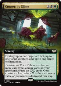 Convert to Slime (Extended Art) (64) [Commander: Duskmourn: House of Horror]