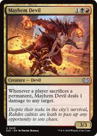 Mayhem Devil (225) [Commander: Duskmourn: House of Horror]