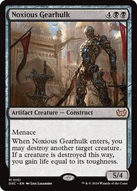 Noxious Gearhulk (151) [Commander: Duskmourn: House of Horror]