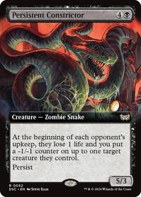 Persistent Constrictor (Extended Art) (52) [Commander: Duskmourn: House of Horror]