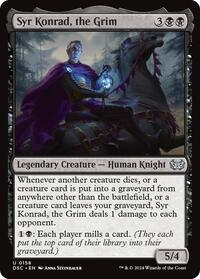 Syr Konrad, the Grim (158) [Commander: Duskmourn: House of Horror]