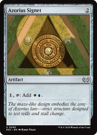 Azorius Signet (240) [Commander: Duskmourn: House of Horror]