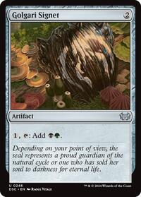 Golgari Signet (246) [Commander: Duskmourn: House of Horror]