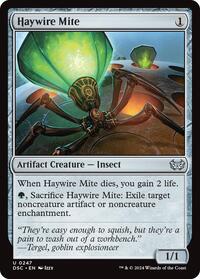 Haywire Mite (247) [Commander: Duskmourn: House of Horror]