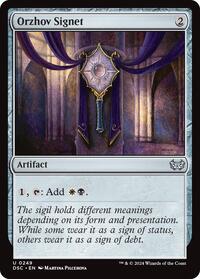 Orzhov Signet (249) [Commander: Duskmourn: House of Horror]