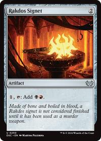 Rakdos Signet (250) [Commander: Duskmourn: House of Horror]