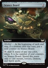 Seance Board (Extended Art) (67) [Commander: Duskmourn: House of Horror]