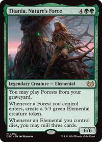 Titania, Nature's Force (202) [Commander: Duskmourn: House of Horror]