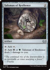Talisman of Resilience (255) [Commander: Duskmourn: House of Horror]