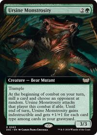 Ursine Monstrosity (Extended Art) (63) [Commander: Duskmourn: House of Horror]
