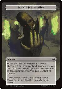 My Will Is Irresistible (Full Art) (347) [Archenemy: Duskmourn]
