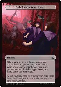 Only I Know What Awaits (Full Art) (350) [Archenemy: Duskmourn]