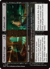 Defiled Crypt // Cadaver Lab (91) [Duskmourn: House of Horror]
