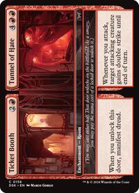 Ticket Booth // Tunnel of Hate (158) [Duskmourn: House of Horror]