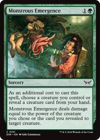 Monstrous Emergence (191) [Duskmourn: House of Horror]