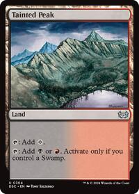 Tainted Peak (304) [Commander: Duskmourn: House of Horror]