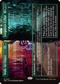 Walk-In Closet // Forgotten Cellar (Borderless) (341) [Duskmourn: House of Horror]