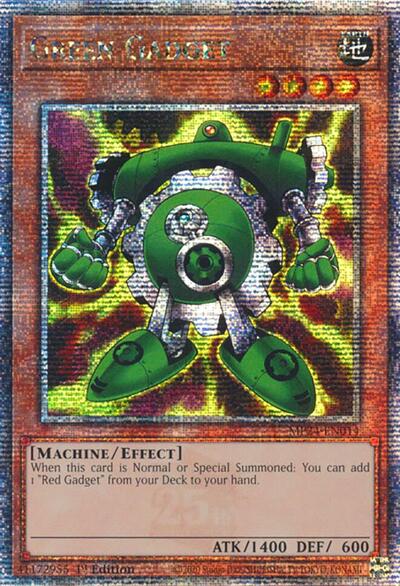 Green Gadget (Quarter Century Secret Rare) (MP24-EN014) [25th Anniversary Tin: Dueling Mirrors]