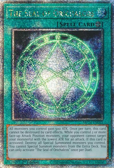 The Seal of Orichalcos (Quarter Century Secret Rare) (MP24-EN015) [25th Anniversary Tin: Dueling Mirrors]