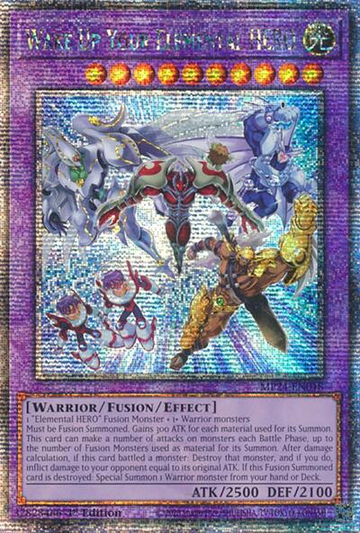 Wake Up Your Elemental HERO (Quarter Century Secret Rare) (MP24-EN018) [25th Anniversary Tin: Dueling Mirrors]
