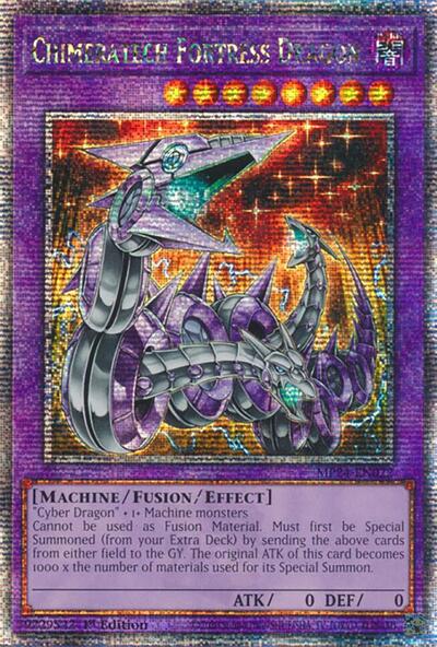 Chimeratech Fortress Dragon (Quarter Century Secret Rare) (MP24-EN022) [25th Anniversary Tin: Dueling Mirrors]