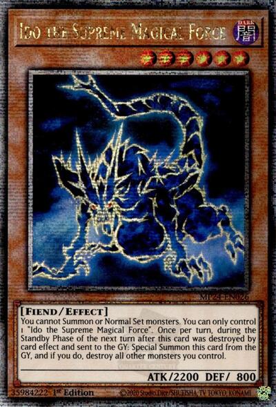 Ido the Supreme Magical Force (Quarter Century Secret Rare) (MP24-EN026) [25th Anniversary Tin: Dueling Mirrors]