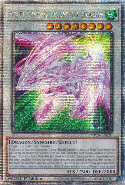 Accel Synchro Stardust Dragon (Quarter Century Secret Rare) (MP24-EN030) [25th Anniversary Tin: Dueling Mirrors]