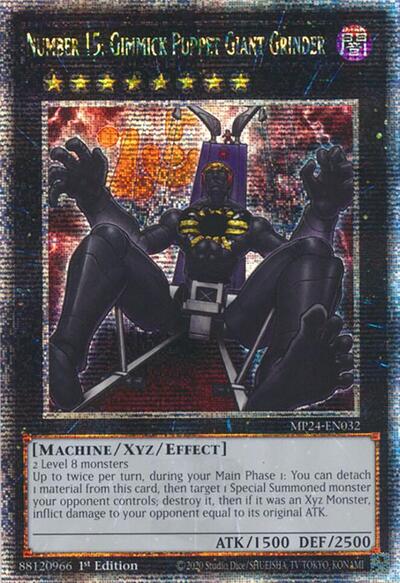 Number 15: Gimmick Puppet Giant Grinder (Quarter Century Secret Rare) (MP24-EN032) [25th Anniversary Tin: Dueling Mirrors]