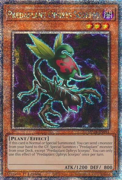 Predaplant Ophrys Scorpio (Quarter Century Secret Rare) (MP24-EN041) [25th Anniversary Tin: Dueling Mirrors]
