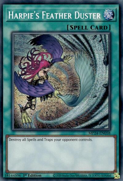 Harpie's Feather Duster (Alternate Art) (MP24-EN058) [25th Anniversary Tin: Dueling Mirrors]